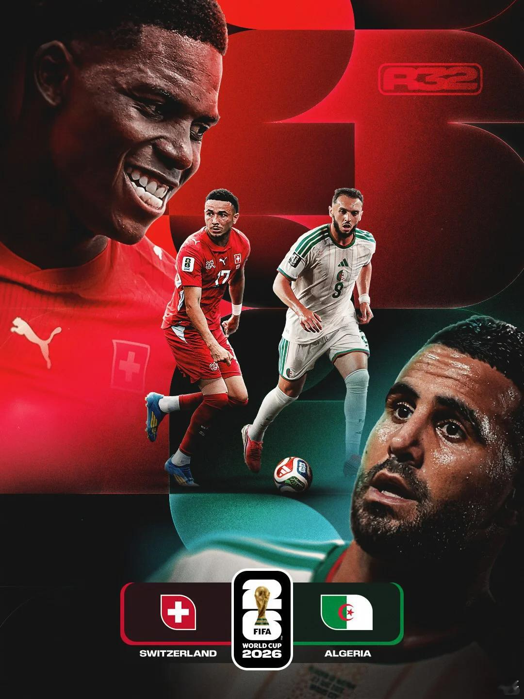 瑞士今夜决战阿尔及利亚，休斯敦燃爆终局之战！⚽️085：世界杯场次：瑞士vs阿尔