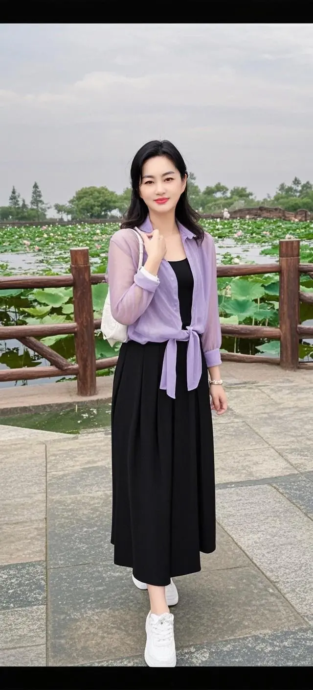 穿搭 夏日薄系穿搭  做个温暖的人浅浅笑轻轻爱稳稳走
