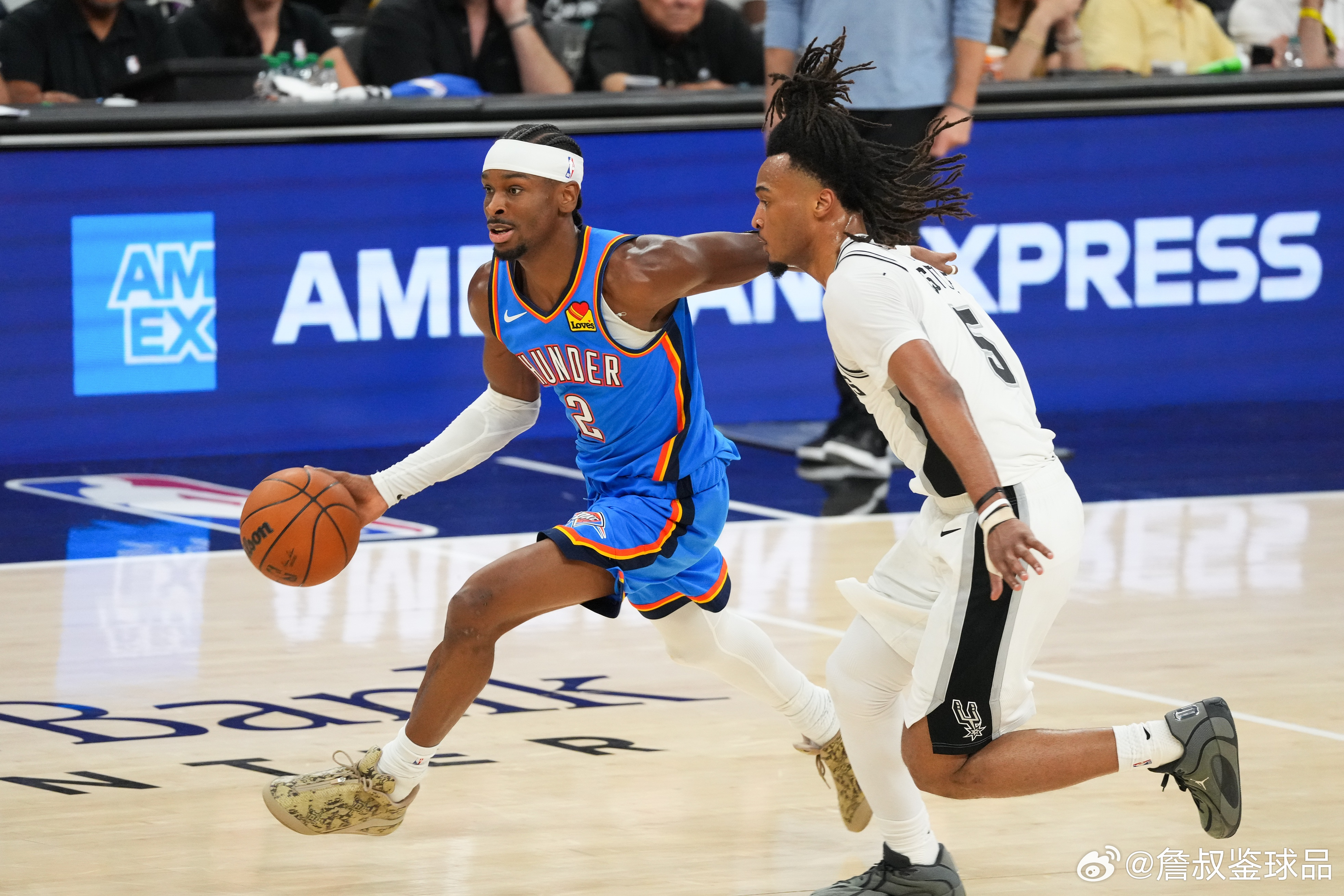 5月25日讯 NBA季后赛西部决赛G4，雷霆82-103不敌马刺，大比分2-2平