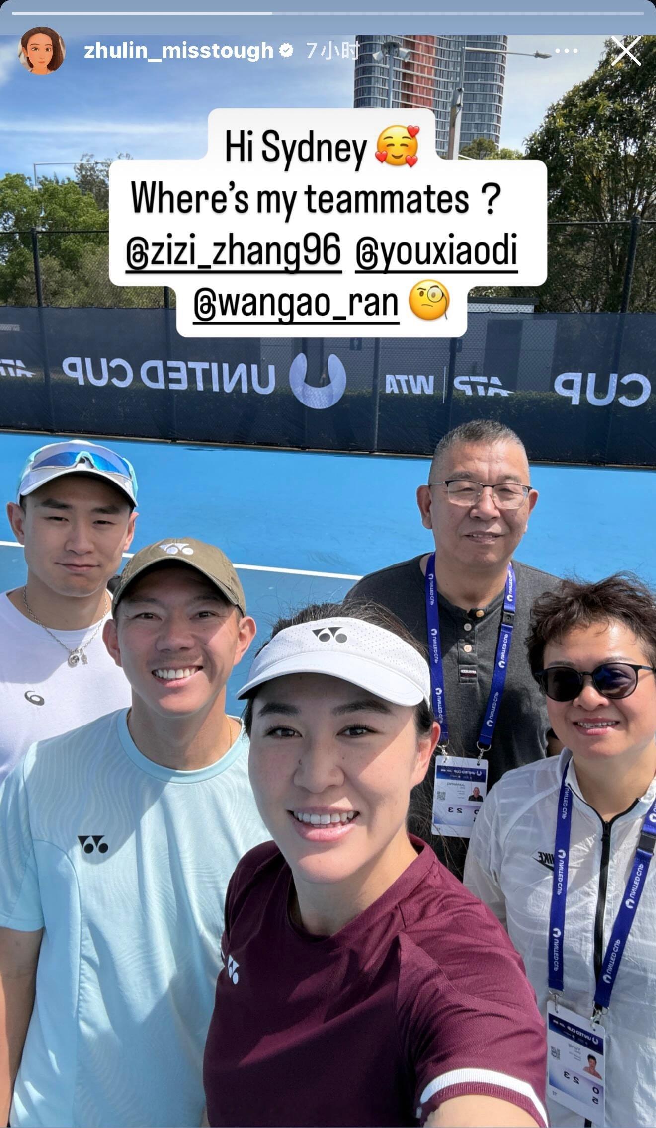朱琳早就在悉尼备战中，期待中国队再创佳绩。 