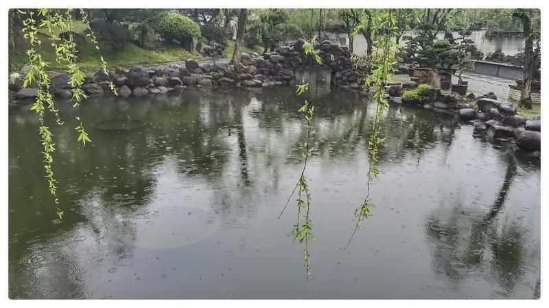 上联：诗写江南雨，诚邀君赐下联