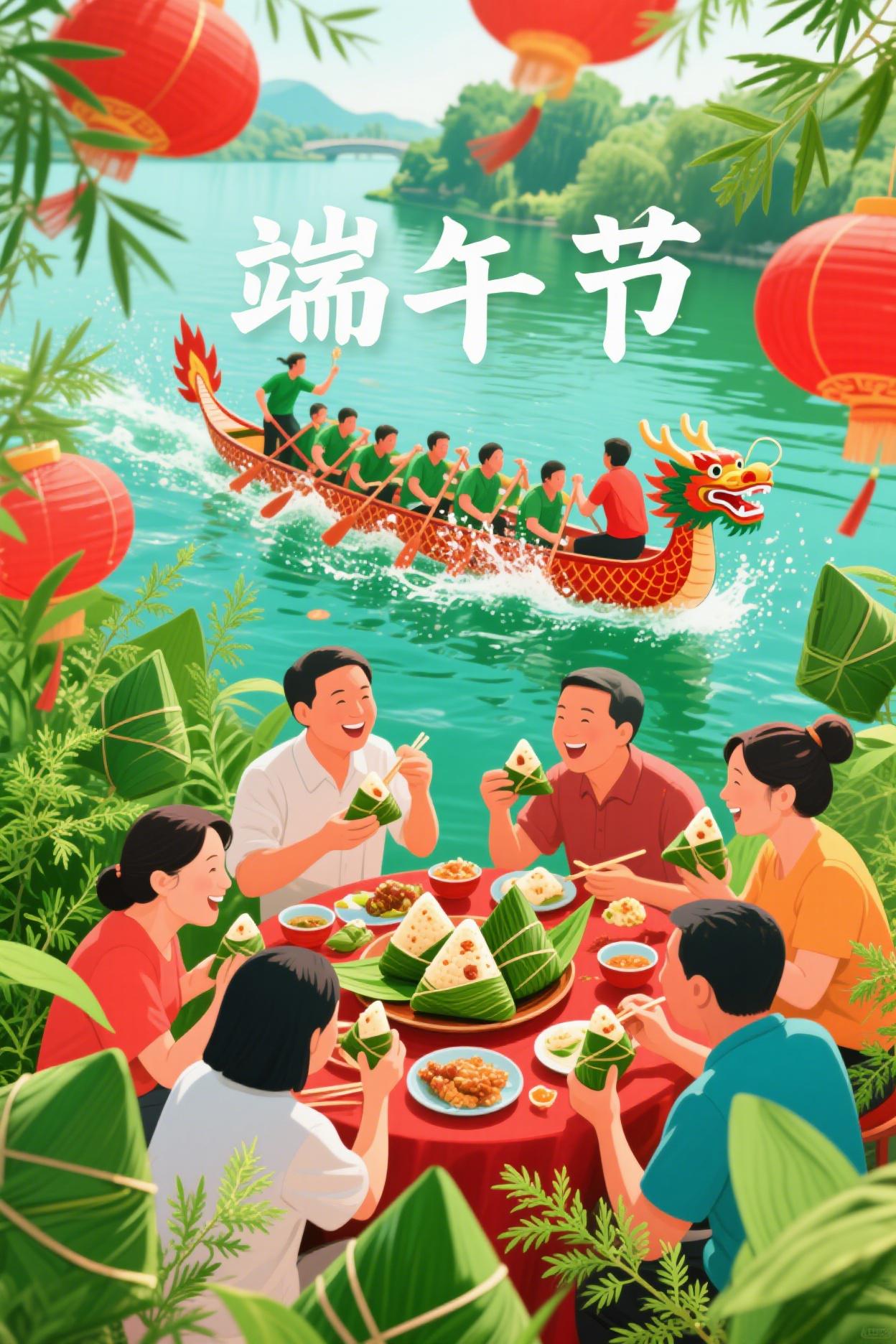 有的说端午安康，有的祝快乐。不管哪种，假期能休息一下，总是好事；好几个朋友说，今