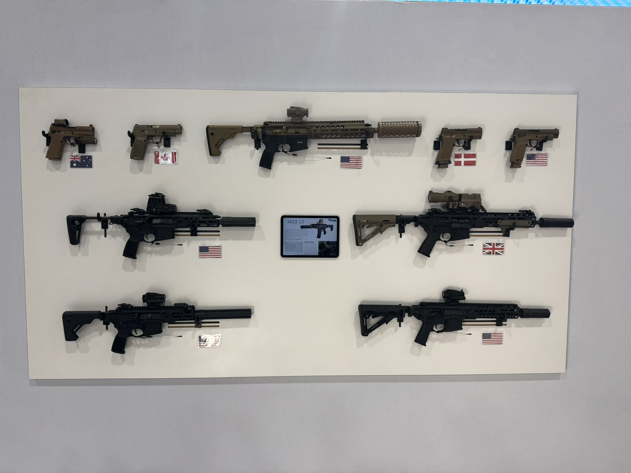 西格在国际上取得的成功。澳大利亚 F9手枪加拿大 C22美国 SURG丹麦 P3