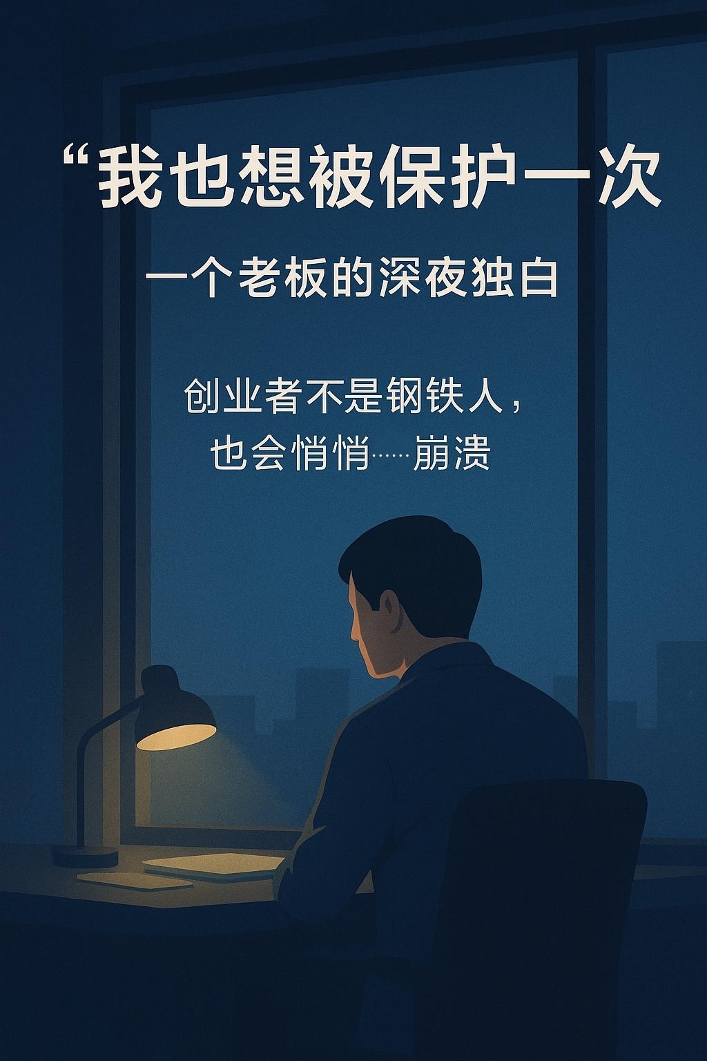 “我也想被保护一次”——一个老板的深夜独白

在互联网舆论中，“老板”成了被丑化
