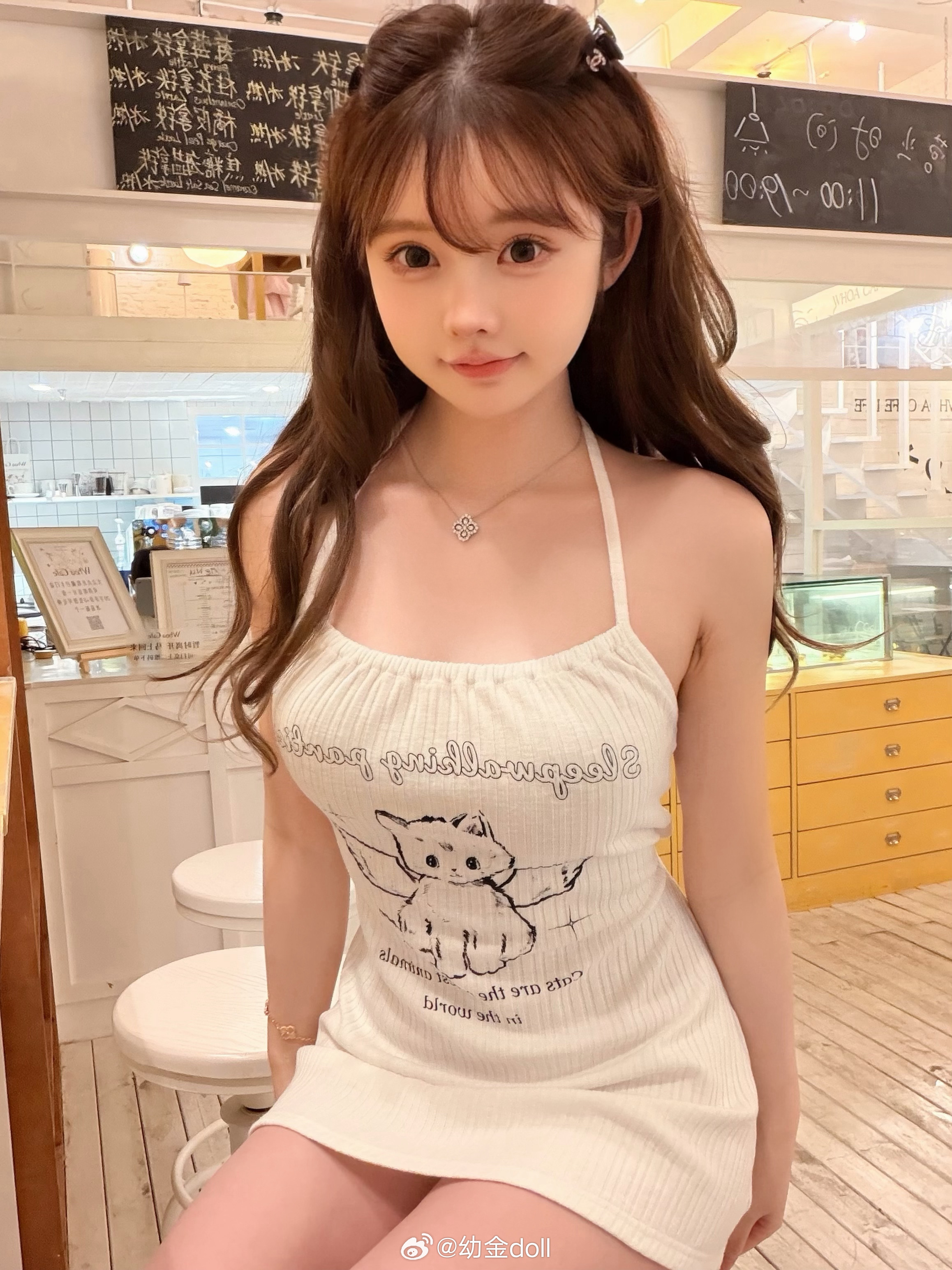 夏天就是要穿小吊带🐈⬛ kiyomi doll