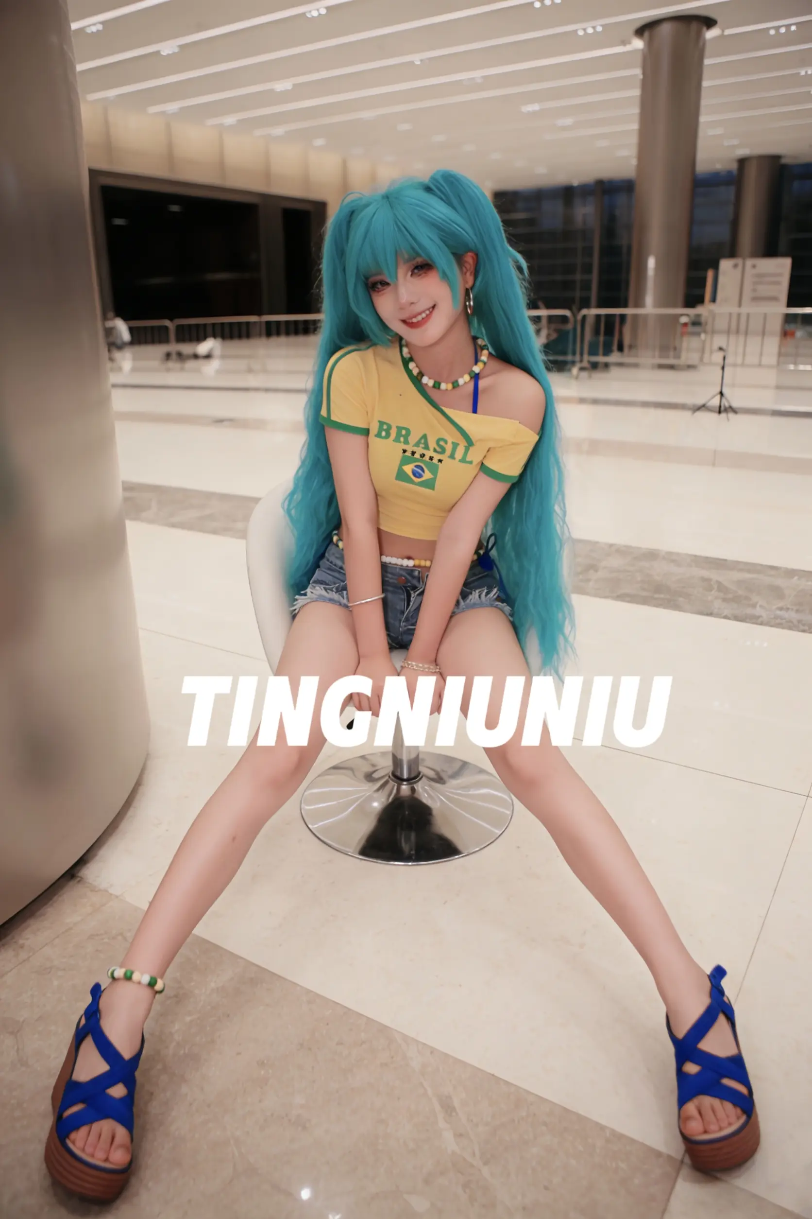 初音未来cos 初音cos 巴西初音 带你逛漫展