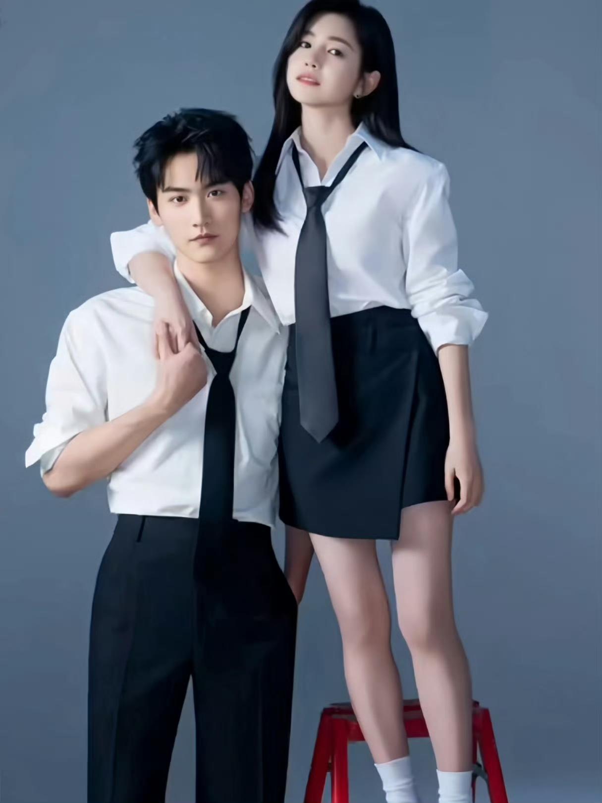 没想到42岁的陈妍希和23岁的周柯宇演情侣还挺搭的，看来cp感真的是一种很玄学的