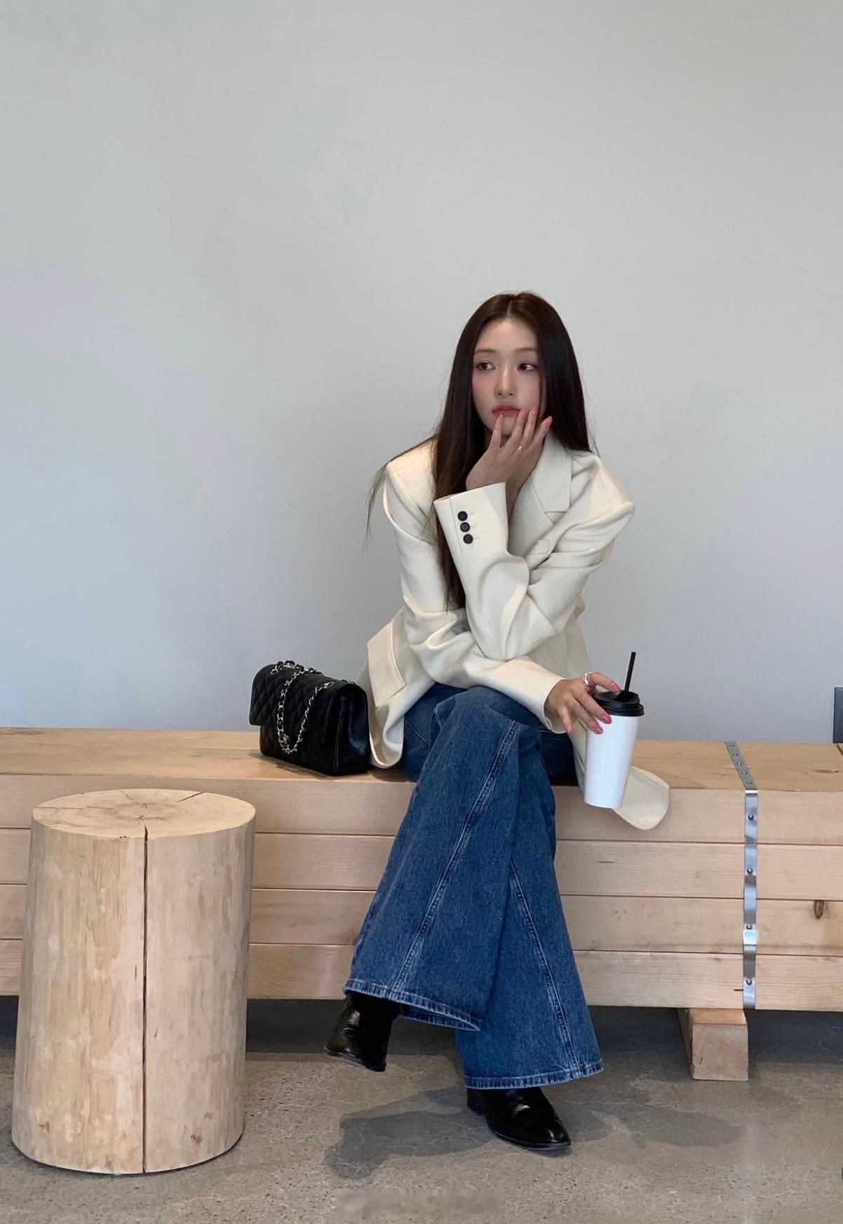 穿搭分享 连续更新第2552天韩国时尚女生日常搭配韩系穿搭超能新星汇新星v计划开