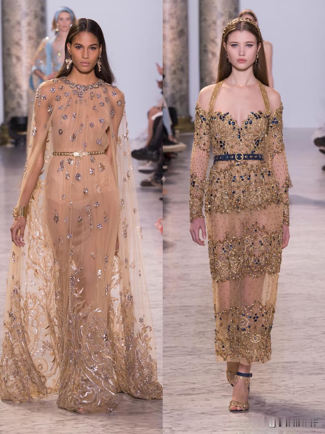 Elie Saab2017春夏高定
 
封神埃及风仙裙！取材老埃及电影，尼罗河、