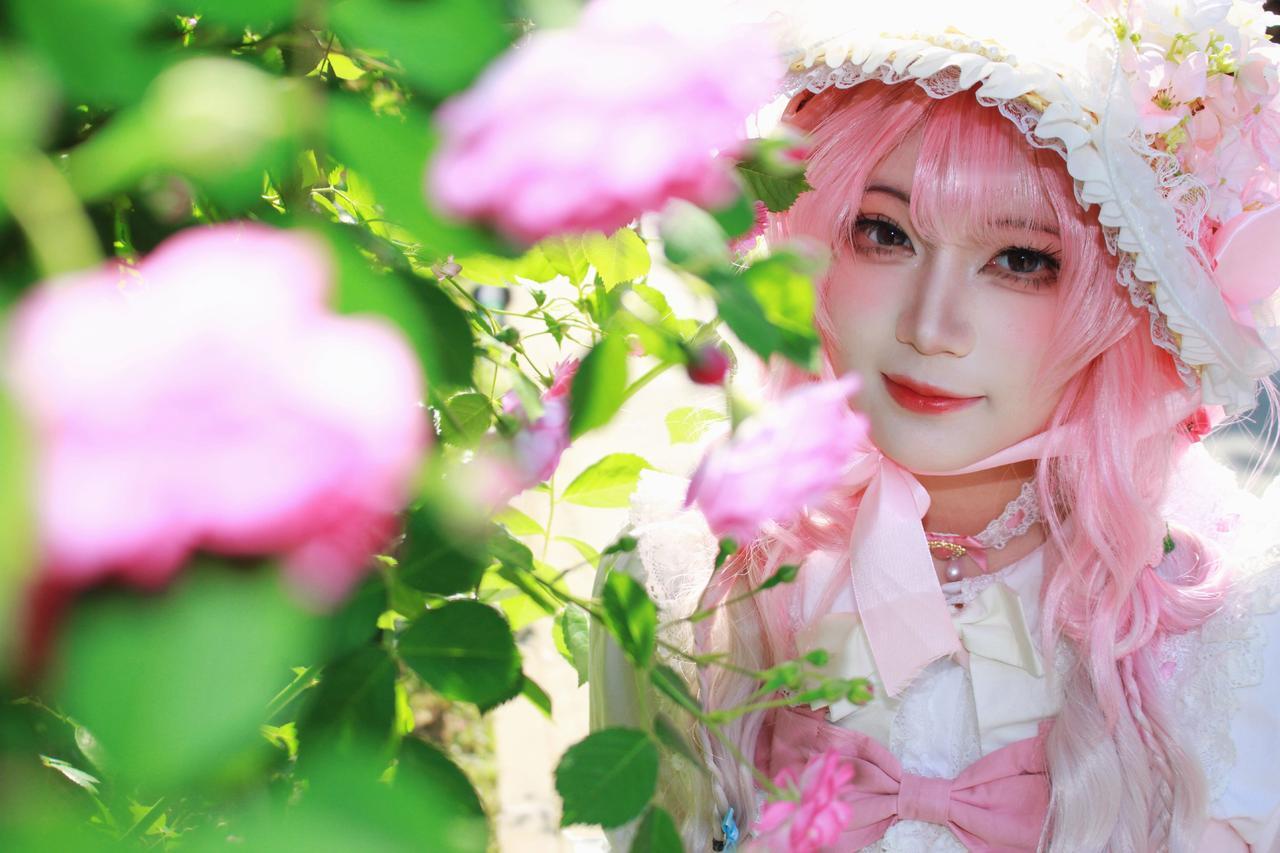 二次元 cos 洛丽塔穿搭 春日氛围感写真