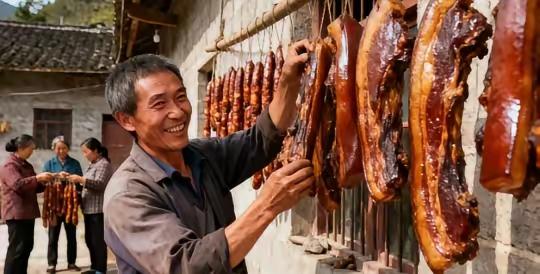 云南彝良这事儿真让人愤怒！男子曾某为了利益，两次把敌敌畏兑水喷在挂着500斤腊肉