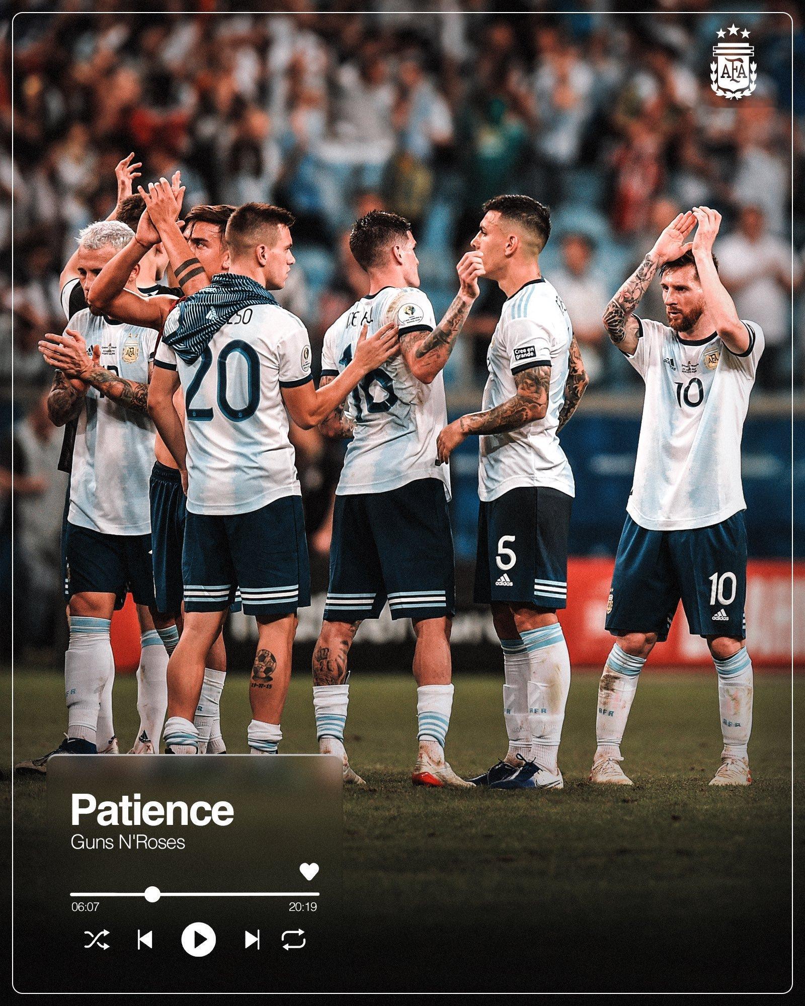 📸阿根廷国家队更新：国际音乐日——Vol. 2🎶“Patience...”“