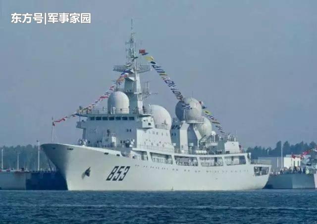 中国815A侦察船南海“贴脸”美军航母！电磁暗战让美军雷达全瘫痪，被迫关设备跑路
