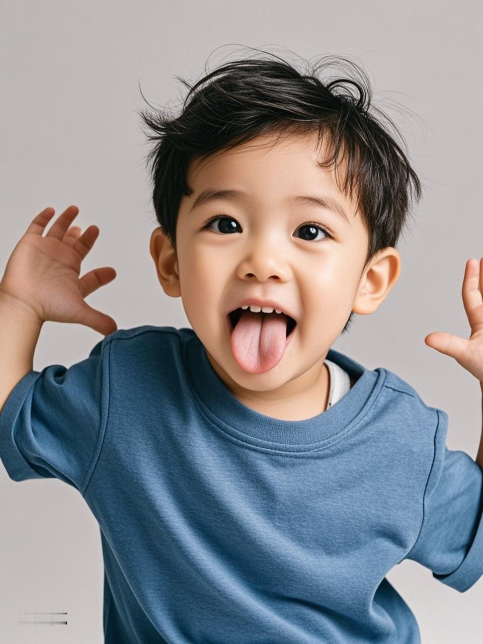 有时候，小孩子会莫名其妙地举止怪异，比如一直眨眼睛，时不时地伸舌头，垫脚走路等，