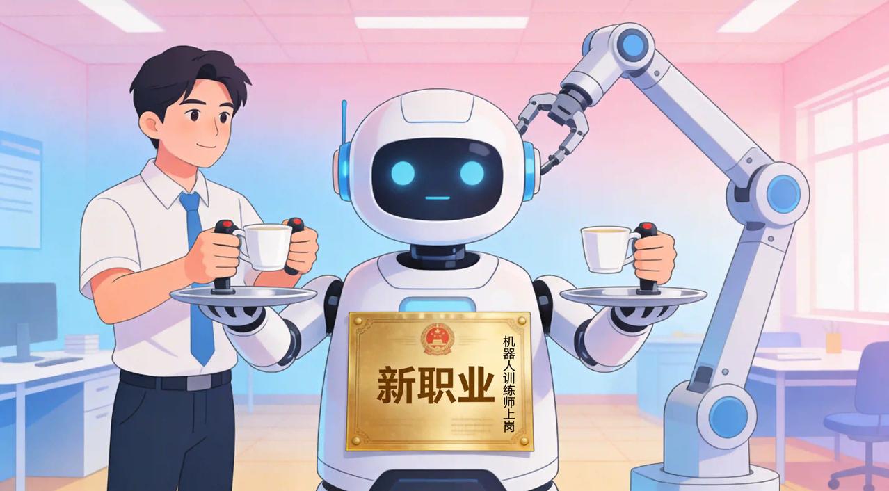 机器人训练师"上户口"了：AI没抢走饭碗，倒先造出一批新工作

今天有条消息，值