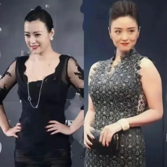俗话说，发胖是福，女人胖点更好看。不信你看，蒋欣和郝蕾两位美女这气质高贵的没话说