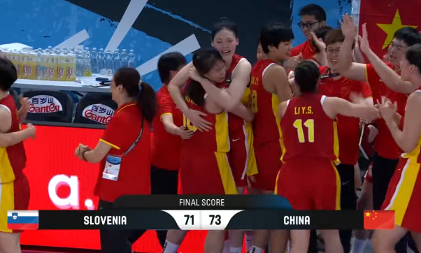 U17女篮世界杯：中国准绝杀斯洛文尼亚，5-6名对阵新西兰