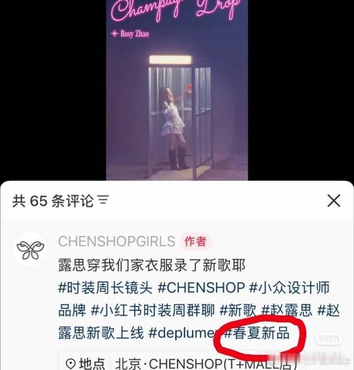 赵露思新歌造型疑似和虞书欣撞衫品牌方Deplumer出来澄清了，说赵露思穿的是下