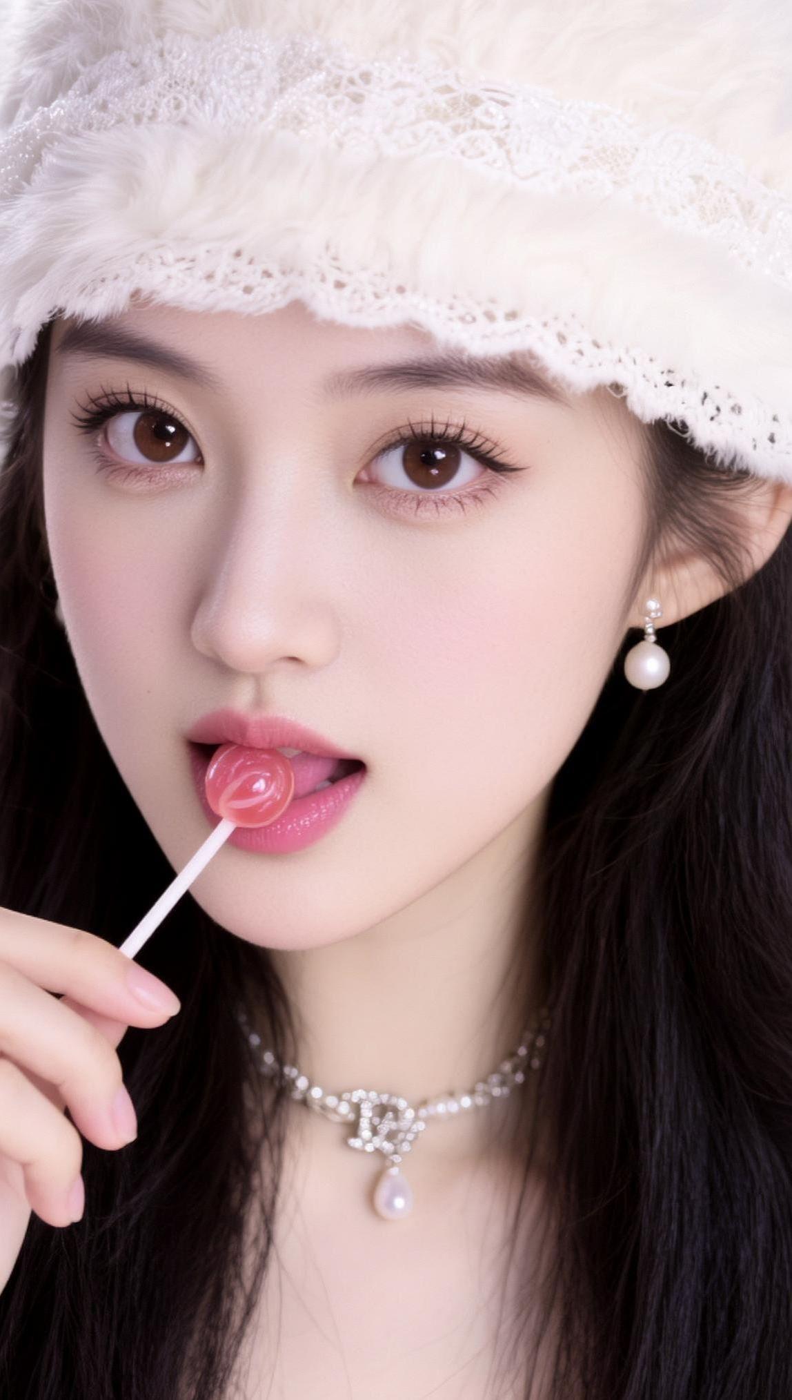 AI蕾丝帽自拍 抖音ai创作