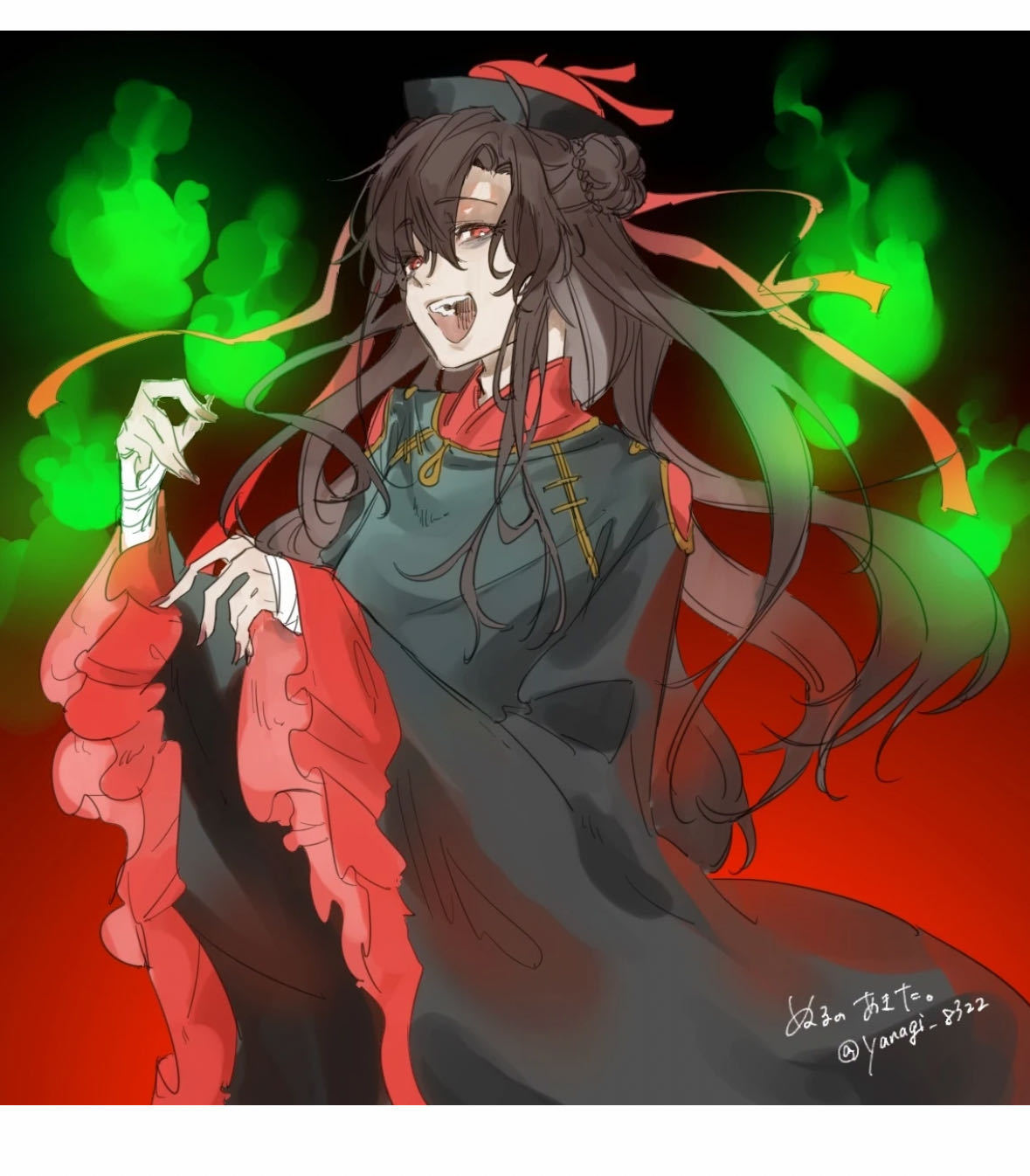 唉想吃一口道士叽僵尸羡但是不知道僵尸啥形象（当然也没想到画师）遂开始翻同人图🌸