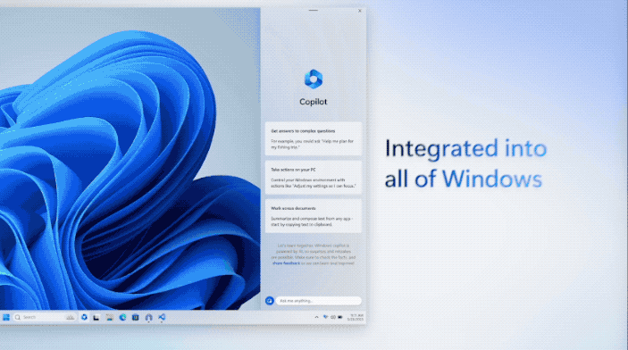 微软推出Windows Copilot，把Bing和ChatGPT的人工智能插件