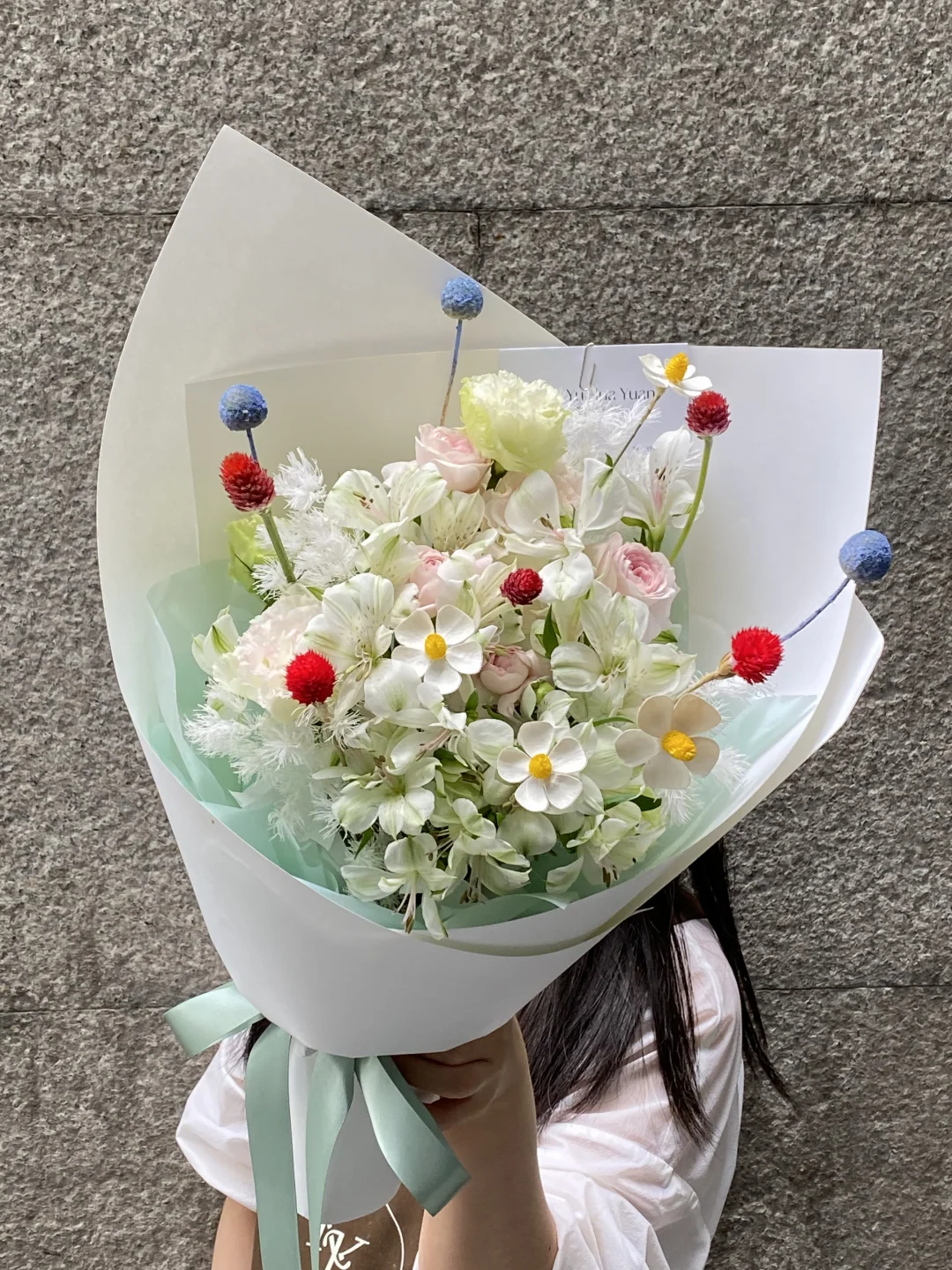 送往北京工业大学的花🤍｜六初花束｜北京花店
