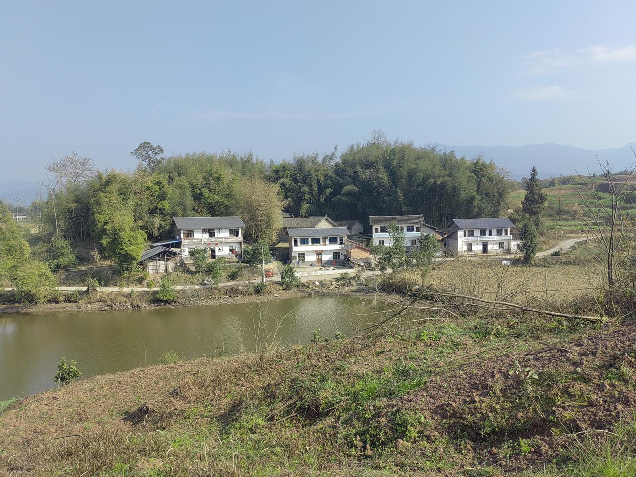 我的家乡垫江县
山清水秀富饶地
地里庄稼绿油油
蓝天白云下宁静
农村房子挺漂亮