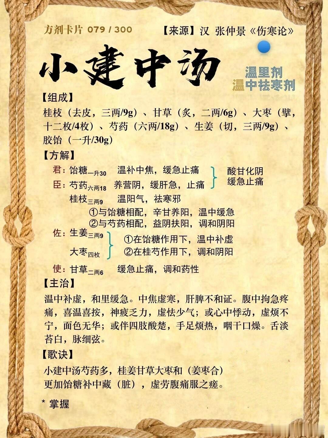 小建中汤四时分层用法（融合历法医学时空观+黄元御一气周流+气质二元辨证）小建中汤