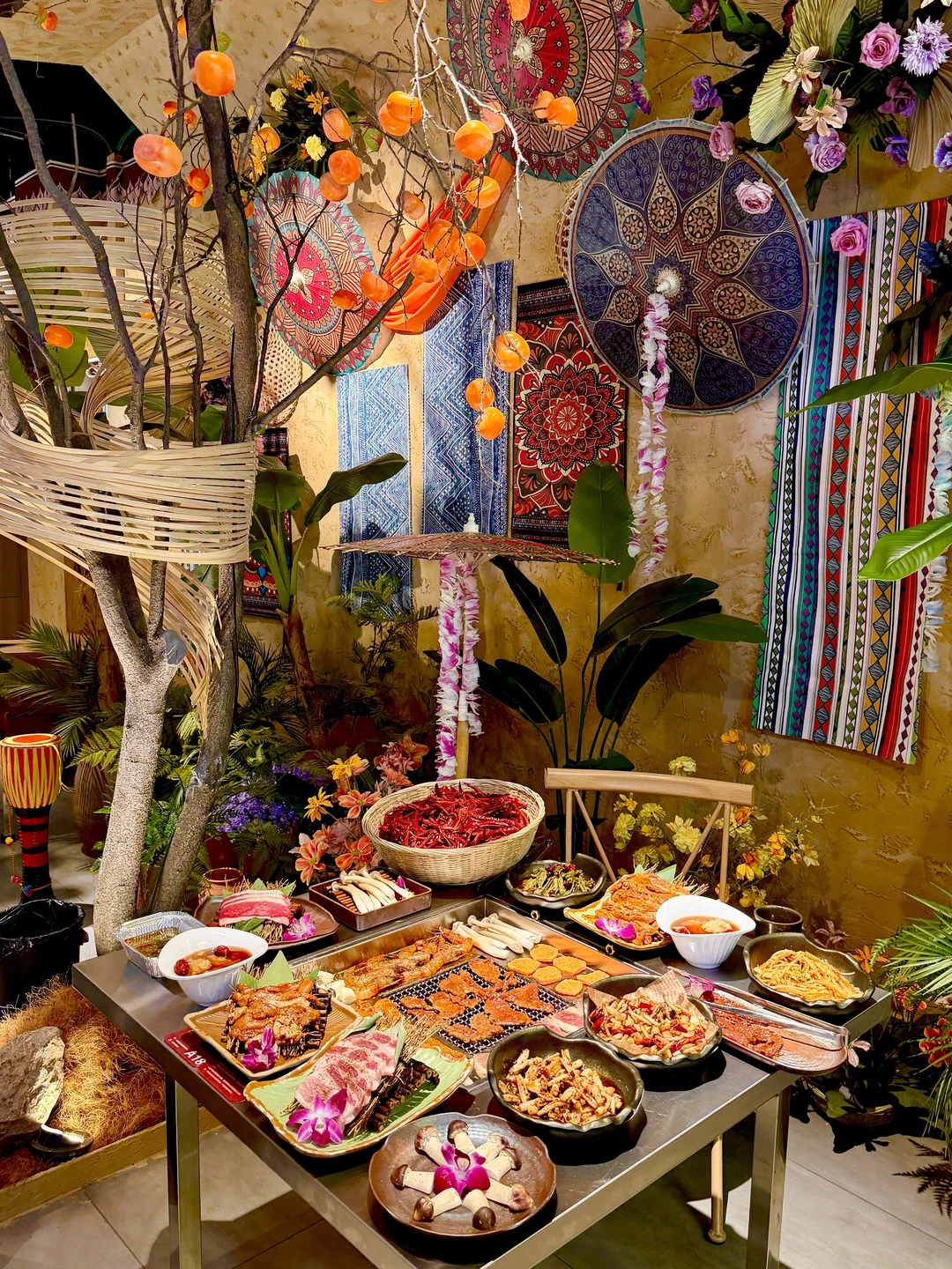 在济南吃到了傣味烤肉！直接把版纳烟火气搬过来了 进店一秒穿越西双版纳...