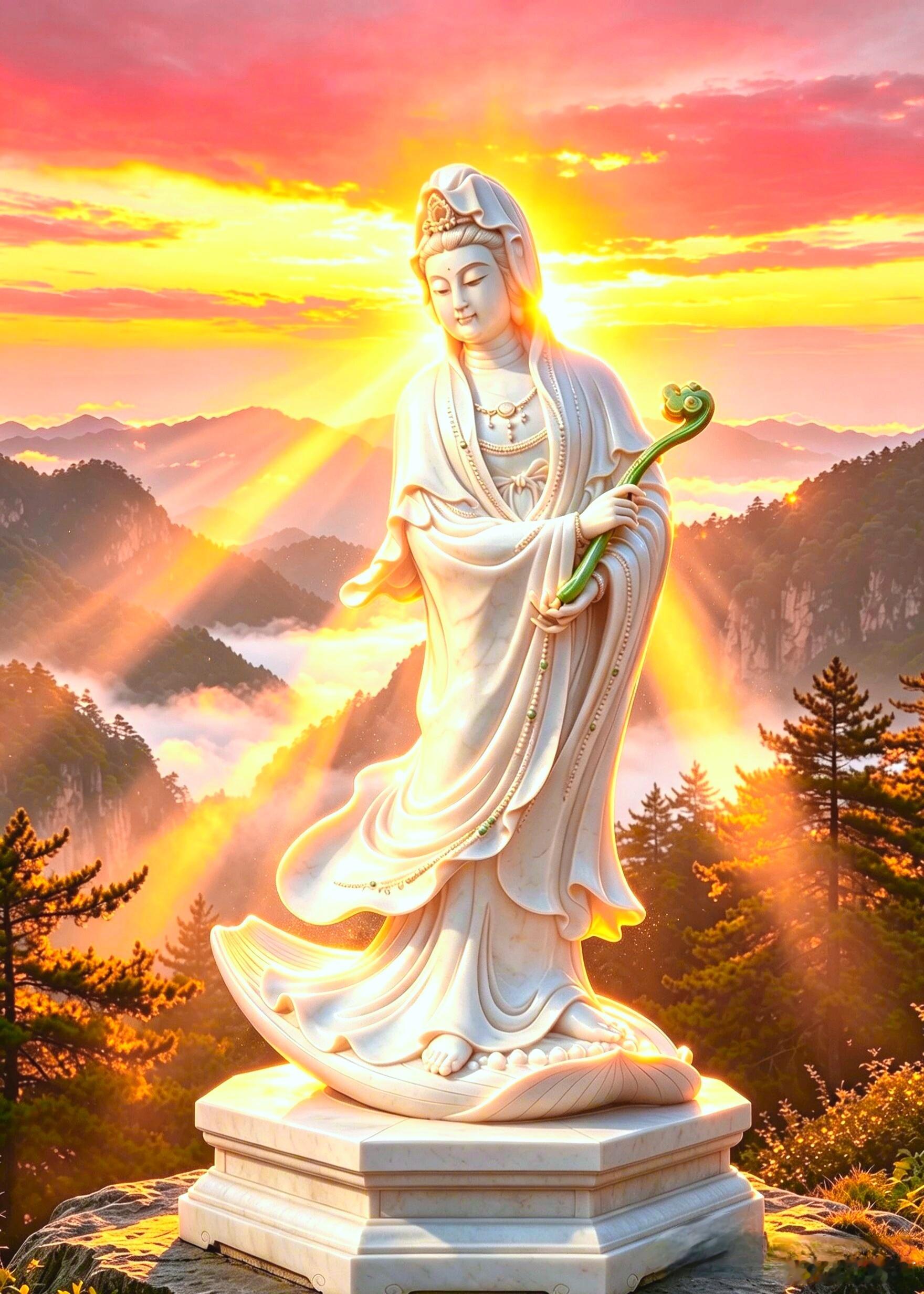 晨起礼佛菩萨帮你开运起势，一切都有最好的转机[心][心] ！！！ ​​​