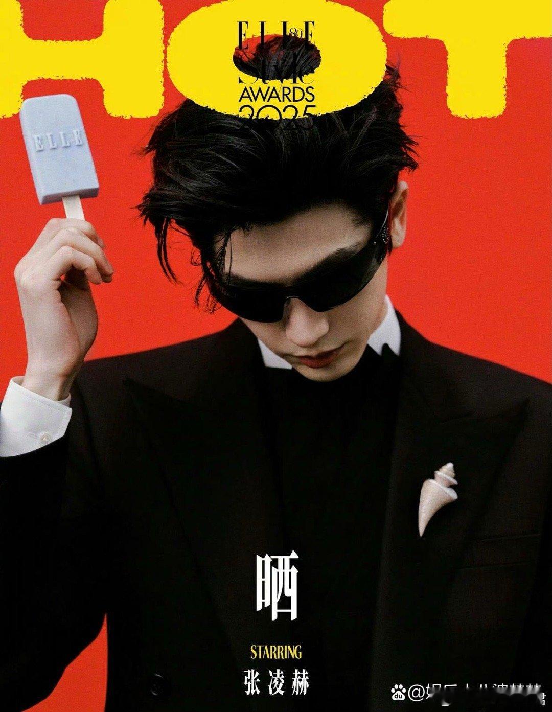 ELLE男明星墨镜冰激凌大片：张凌赫、毕雯珺、刘宇、闫桉、周翊然、任豪、蒲熠星、