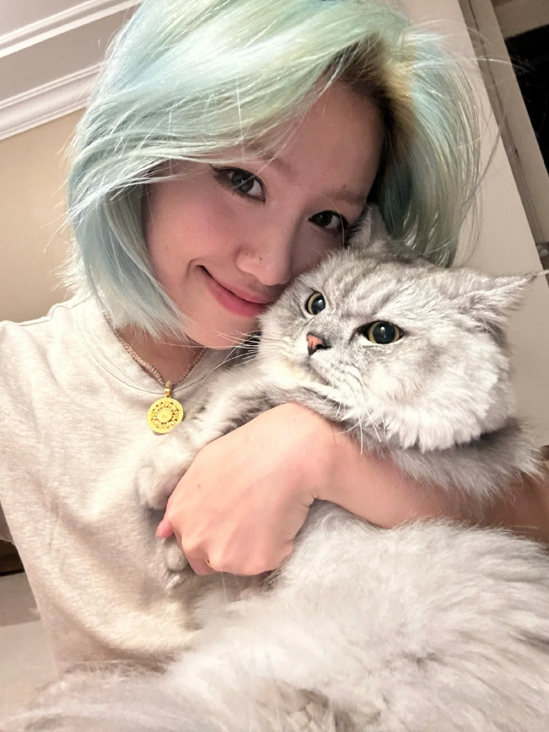 和猛猛合照🐱