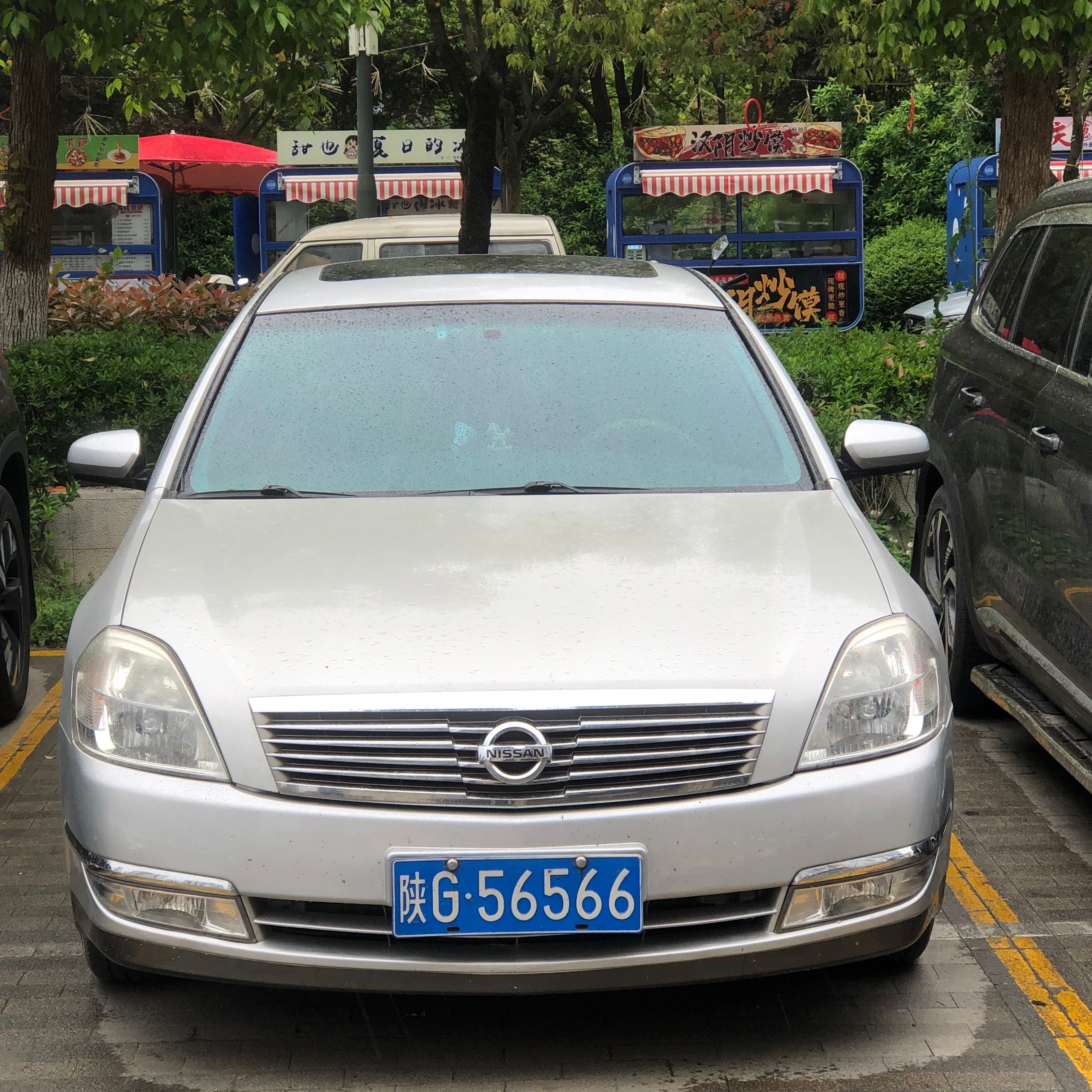 全球车牌 陕G56566日产天籁 安康