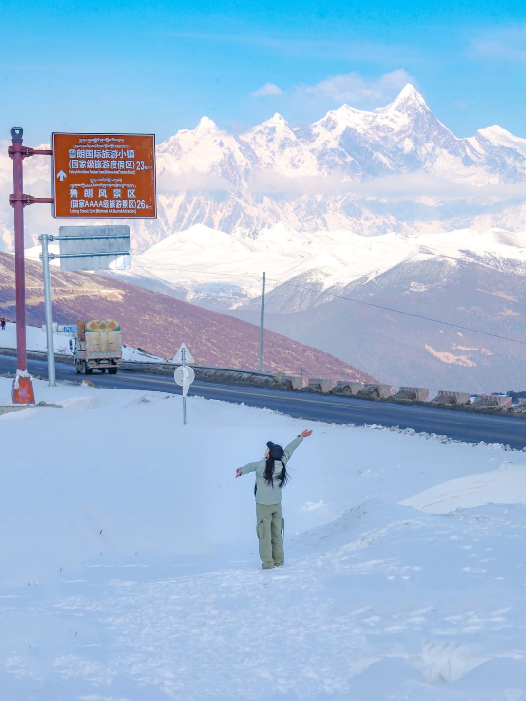 在西藏！十人九不遇的南迦巴瓦峰🏔️我看到啦