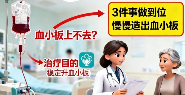 别瞎补！血小板总是上不去？把这3件事做到位，你的身体就会慢慢 “造” 出血小板！
