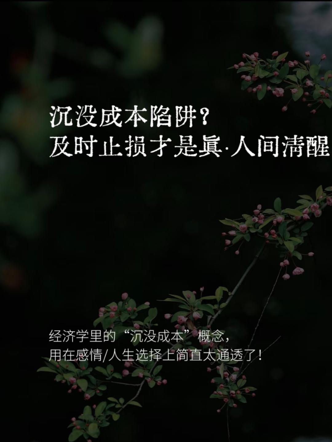 段永平：我有一个习惯，就是，我如果遇到不合适的东西要赶紧离开。

这句话涉及经济