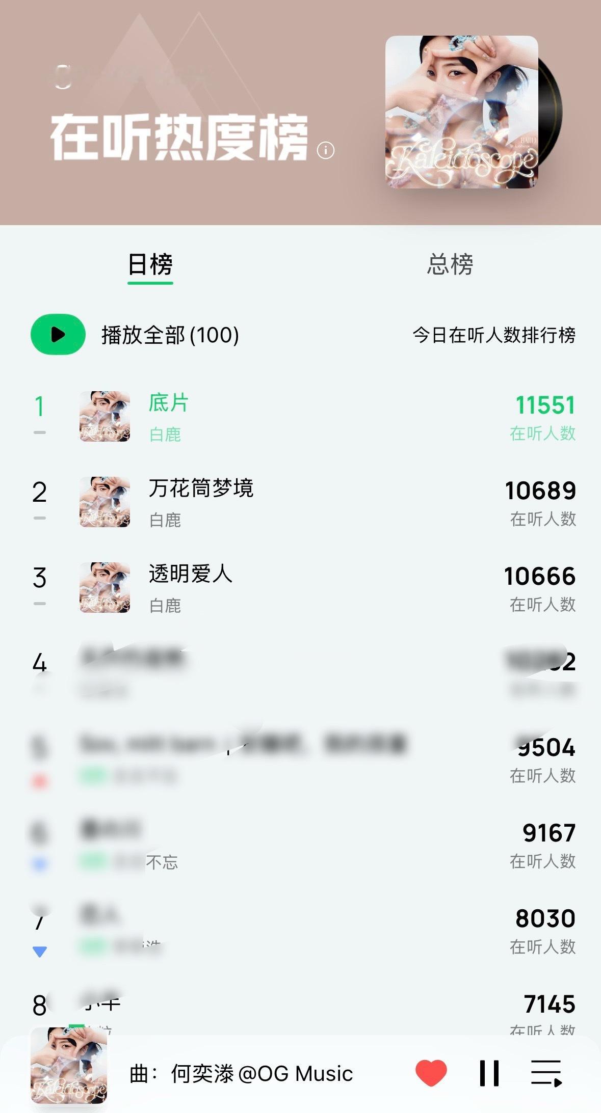 出发 此时此刻的QQ音乐 鹿毛都在紧急学歌