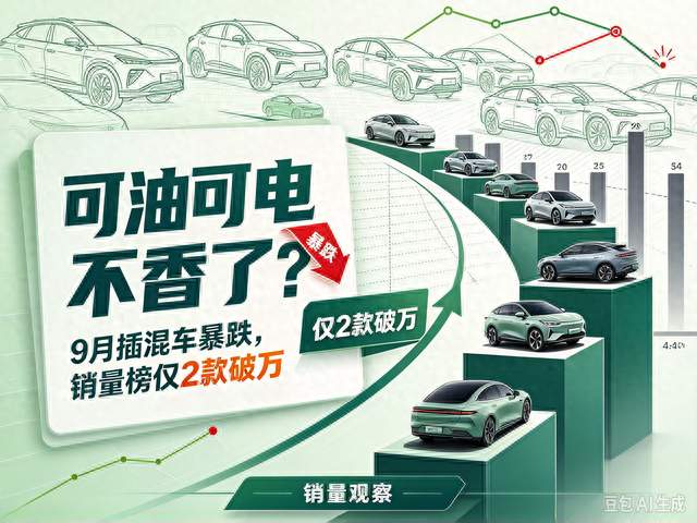 可油可电不香了？9月插混车暴跌，销量榜仅2款破万