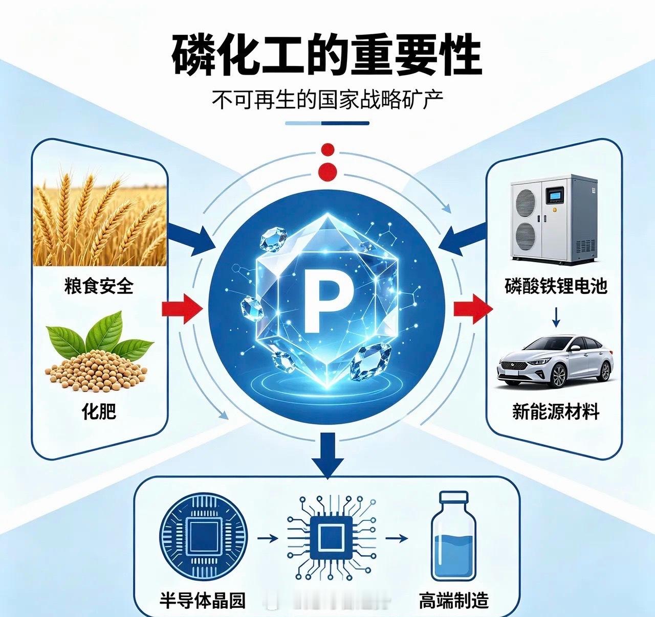 被严重低估的国家战略资源！磷化工：绑定粮食安全+新能源双刚需赛道磷，作为不可再生