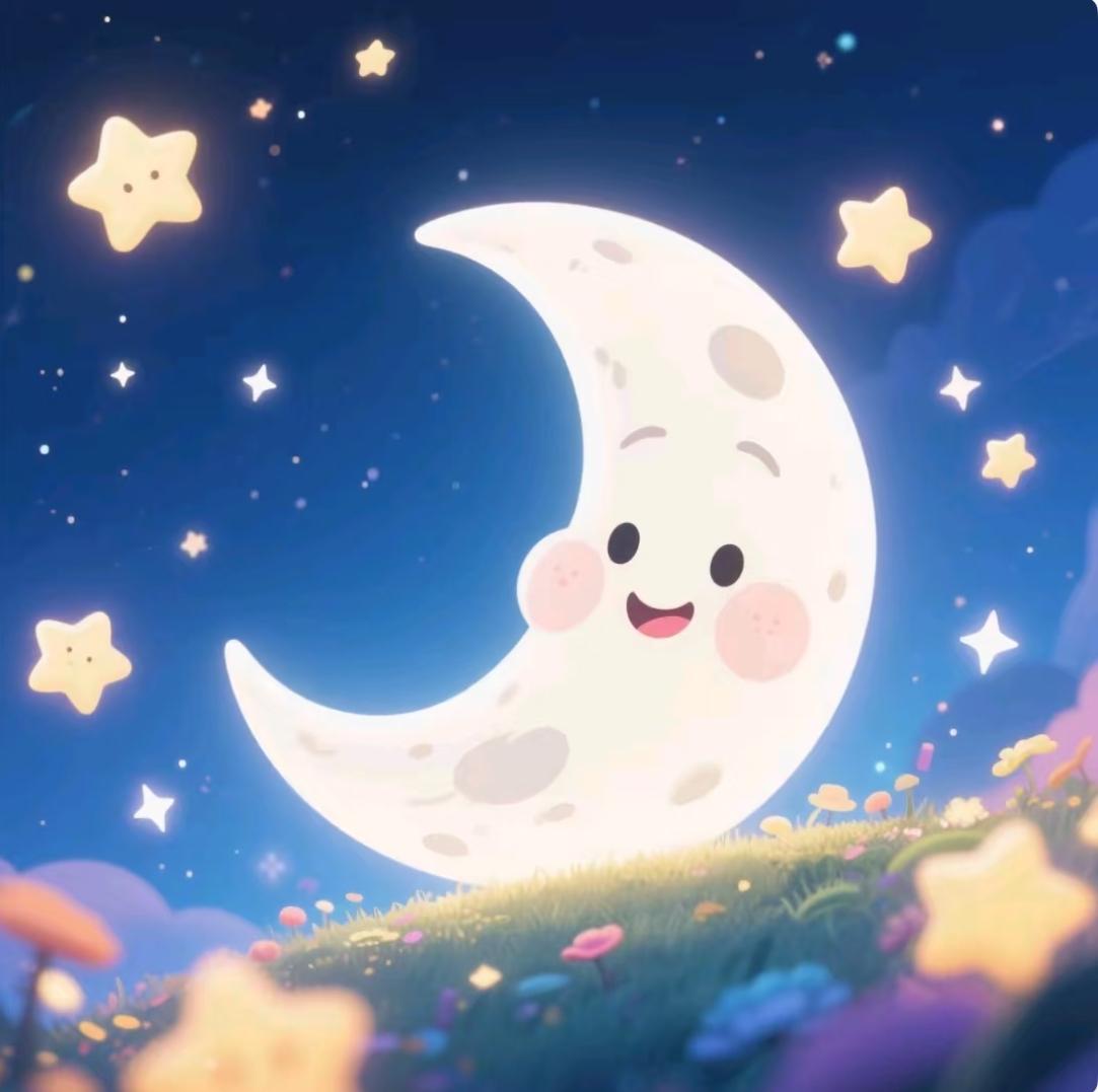 上联：月半月亮胖
下联：日夕日落多