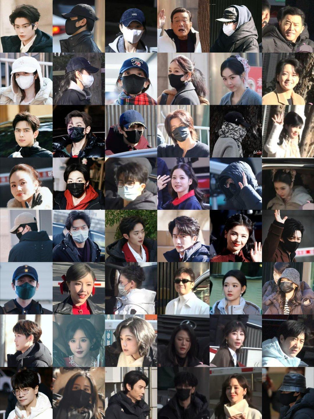 出席春晚第四次彩排的明星这阵容太哇塞了，等除夕那天，我一定会焊在电视前看的！ 刘