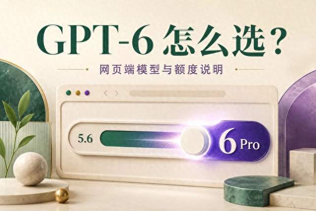 ChatGPT 网页端怎么用上 GPT-6？选“最新”还不够