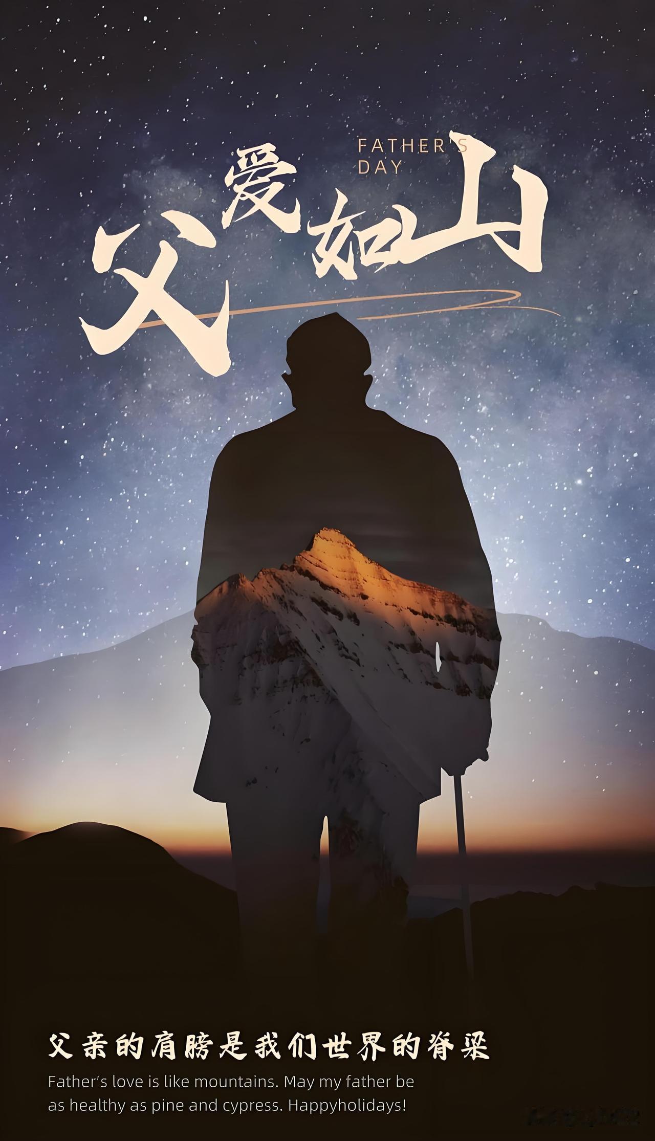你不曾说温柔，
却扛住所有春秋。
肩头担起世间霜，
不语柔情藏脊梁。
纵是平生多