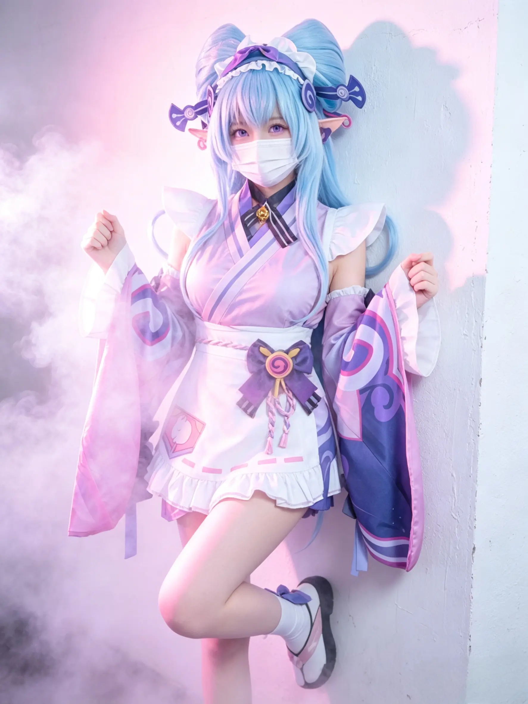 梦见月瑞希。  我试试看是不是大家更喜欢口罩版本的一点点呢~