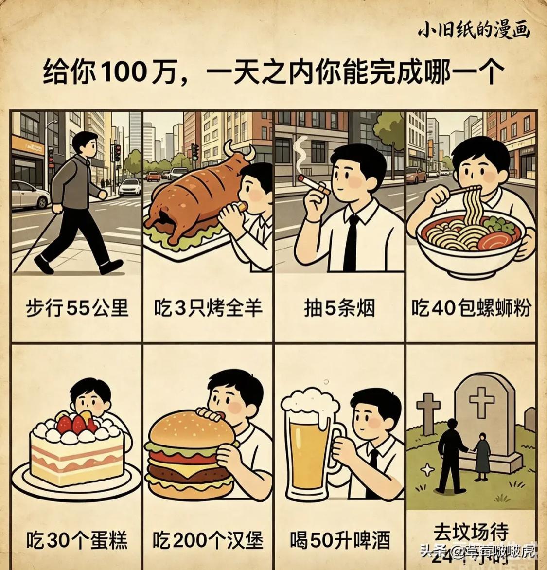 很多人会选最后一个，但是到了晚上你就知道错了[捂脸]
