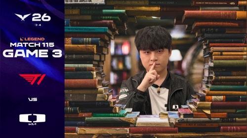 图书馆内禁止喧哗！还得是 LCK 的美工，这张海报真的是“杀人诛心”。 dk战胜