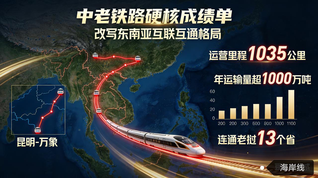 震撼全球！中老铁路交出硬核成绩单，改写东南亚互联互通格局
 
美国《环游世界》杂