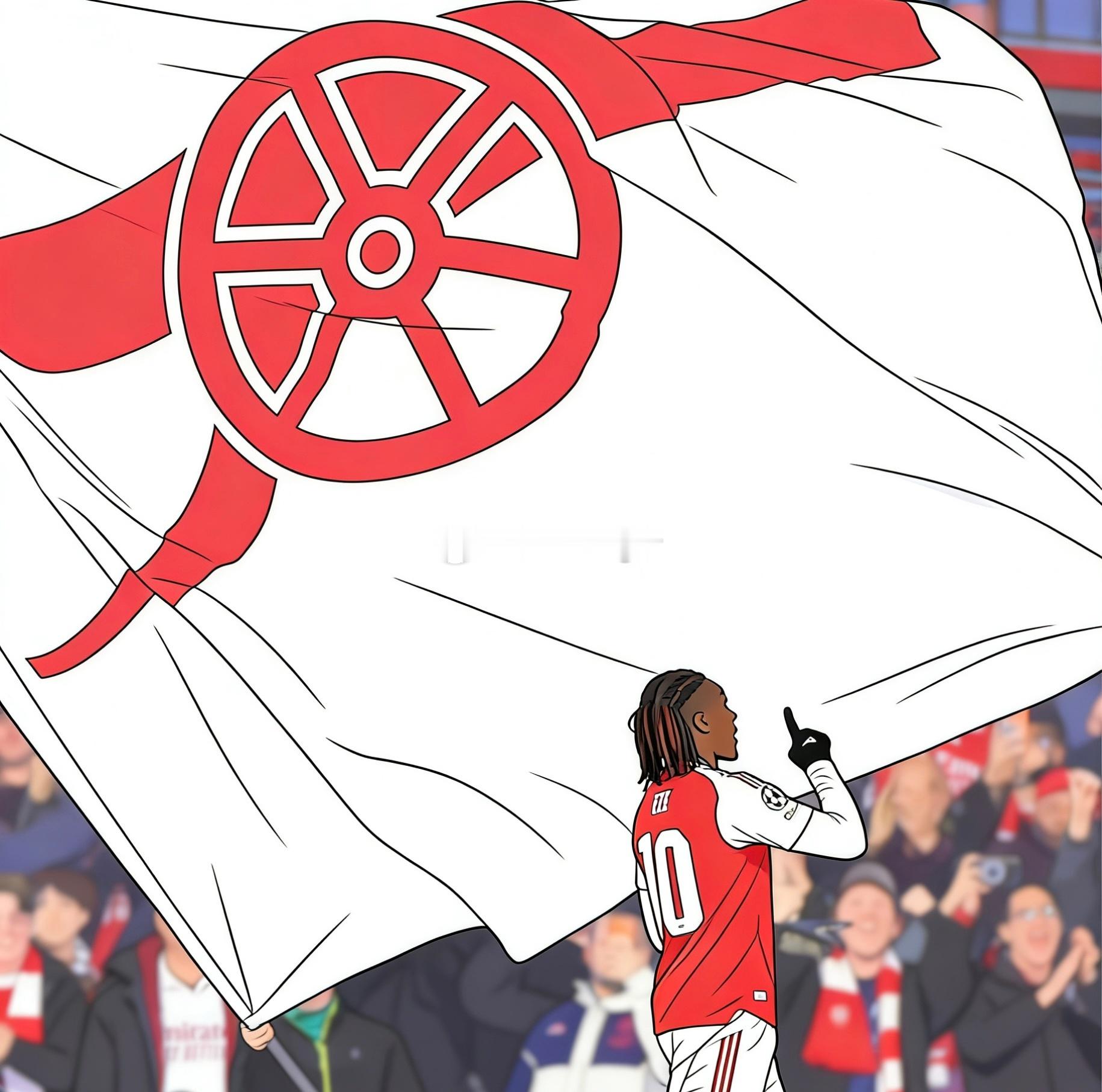 昨夜的两张世界名画！阿森纳2比0勒沃库森阿森纳晋级欧冠八强阿森纳