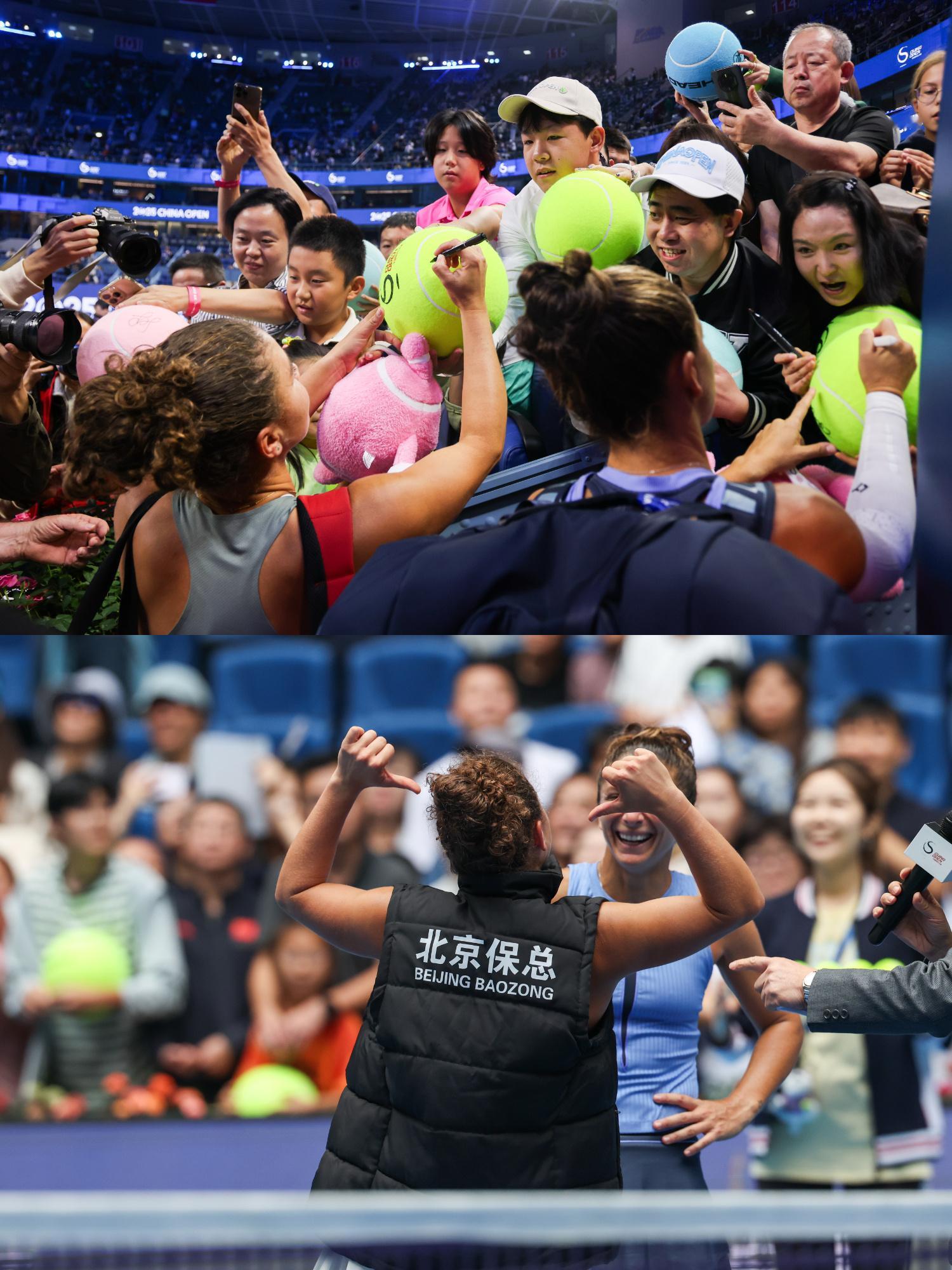 还得是保总！恭喜当选WTA最受球迷欢迎双打球员！这人气，实火！🔥2025中网网