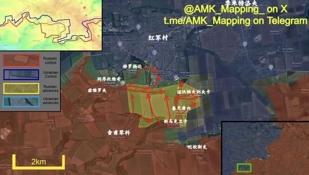  红军城战局对乌军来说已经糜烂。之前俄军大半年在红军城以南都是蜗牛爬，但是现在势